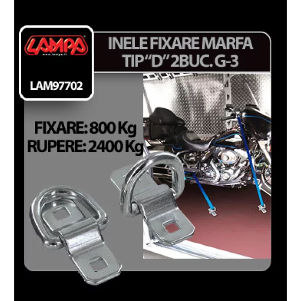 Inele fixare marfa tip D 2buc G-3