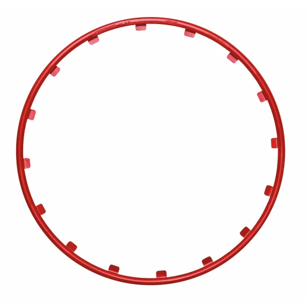 Rim Ringz, Set of 4 wheel protections - Red - 15&#039;&#039; - Resealed