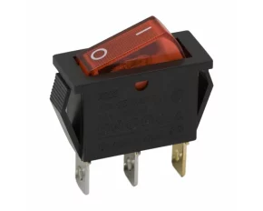 Interupator basculant 1 circuit 10A-250V OFF-ON lumini de rosie