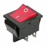 Interupator basculant 1 circuit 16A-250V OFF-ON, lumini de rosie