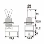 Intrerupatoare cu brat1 circuit3A-250VON-OFF