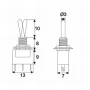 Intrerupatoare cu brat1 circuit3A-250VON-ON