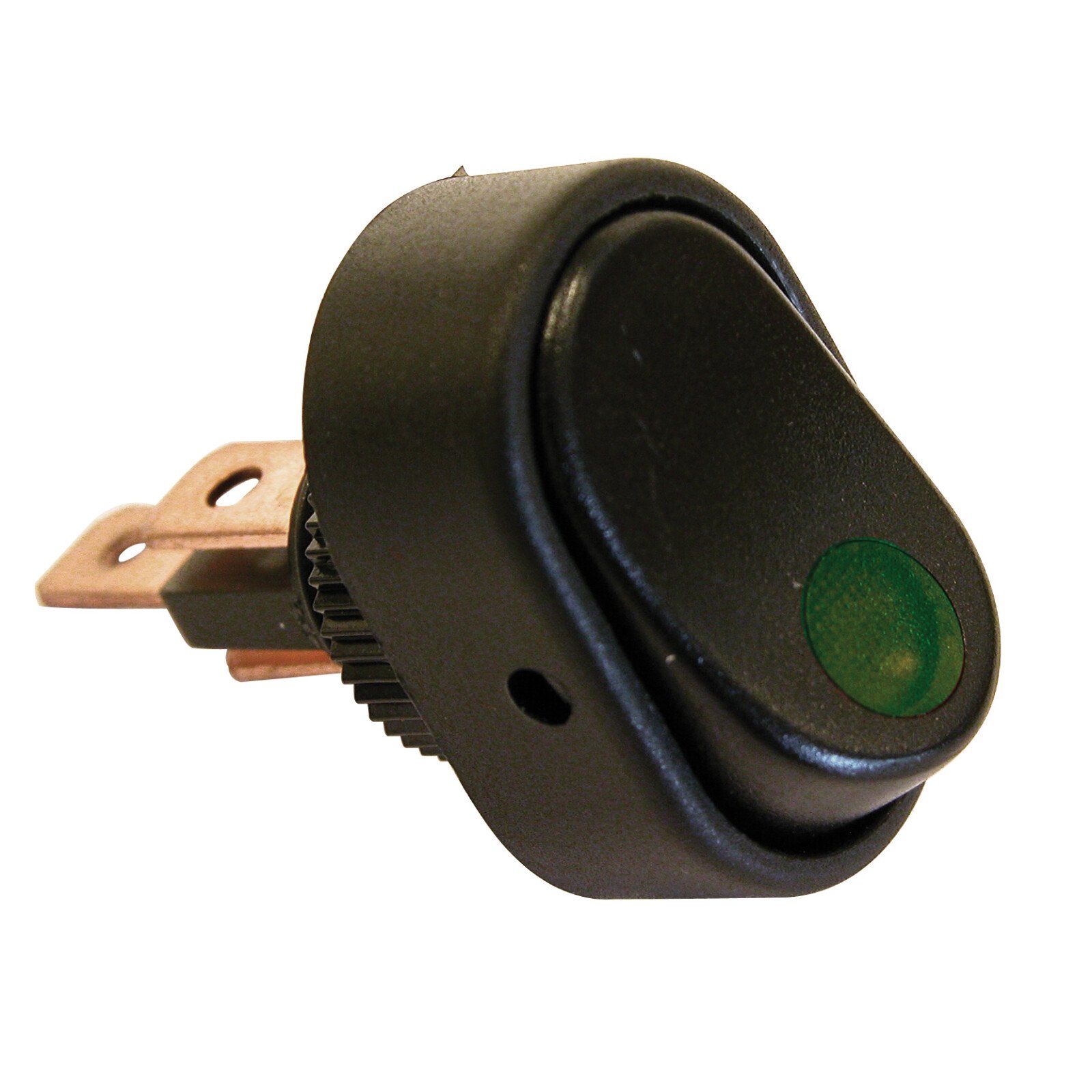 Switch ‘LED’ 12V 30A green LED thumb