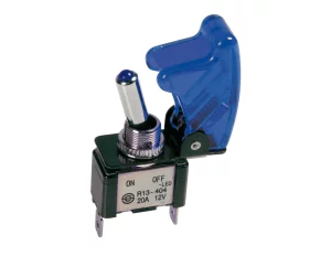 Aluminium toggle switch - Blue