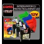 Intrerupator cu protectie iluminat cu led 12V-20A - Rosu