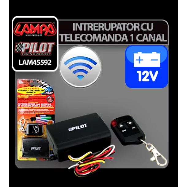 One-channel remote-controlled switch, 12V