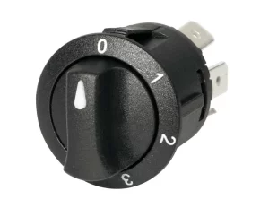 Rotating switch, 4 positions - 12/24V - 10A