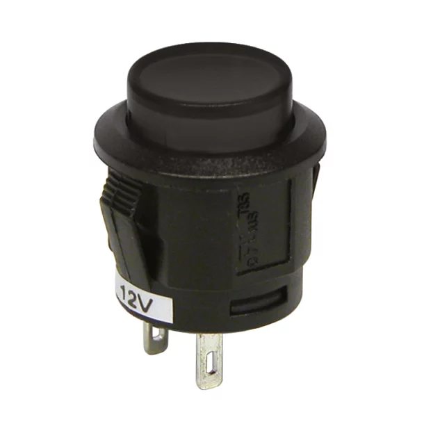 Push button switch Black 12V 20A