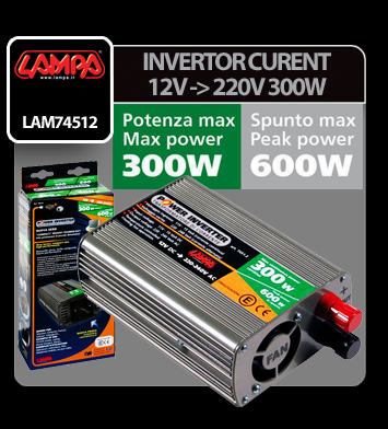 Power Inverter 12V-220V 300W thumb