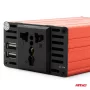 Áram inverter 24V-ról 220V-ra, 300/600W, 2xUSB, Amio