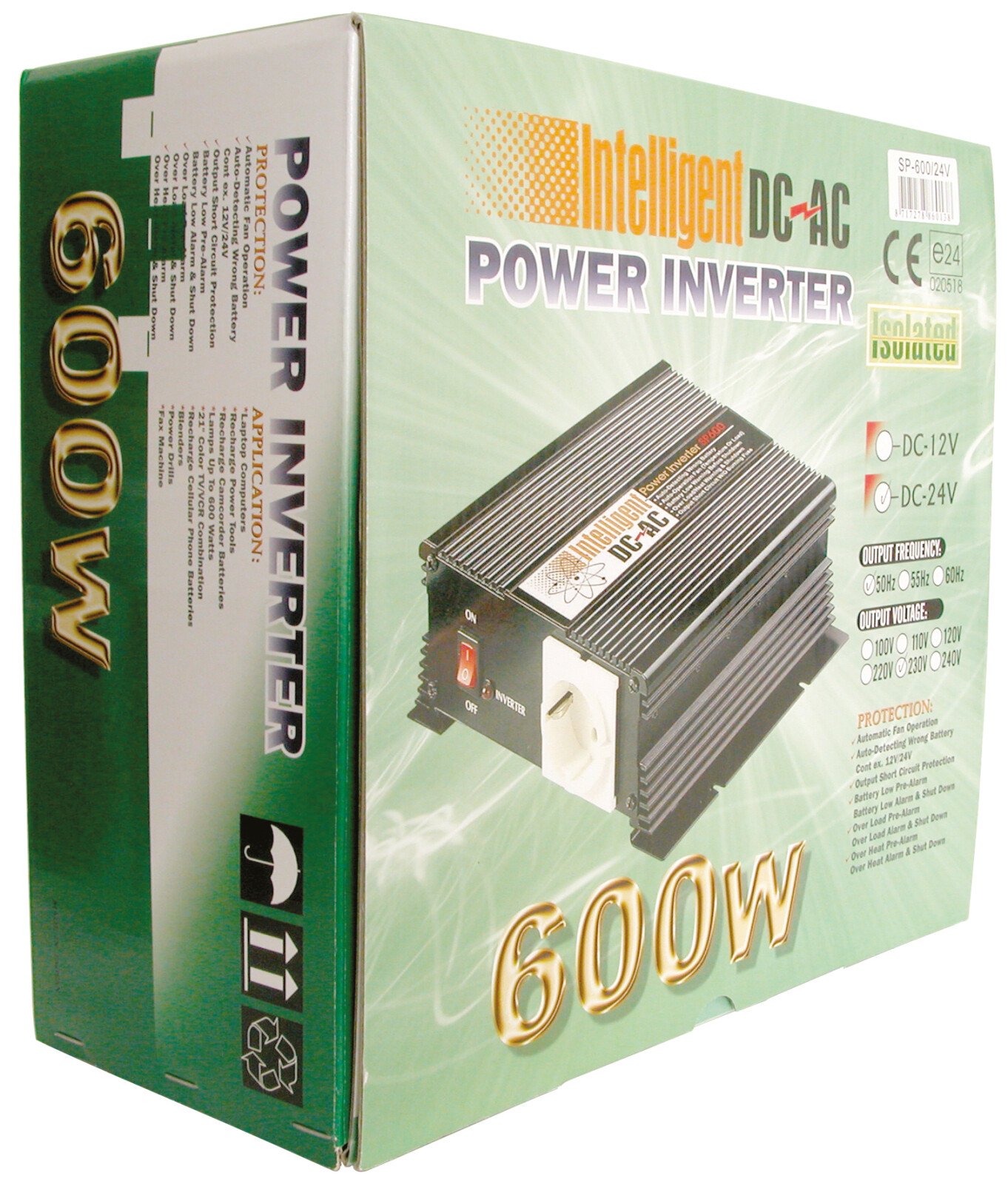 Power Inverter 24V-220V 600W Carpoint thumb