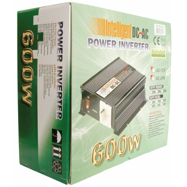 Power Inverter 24V-220V 600W Carpoint