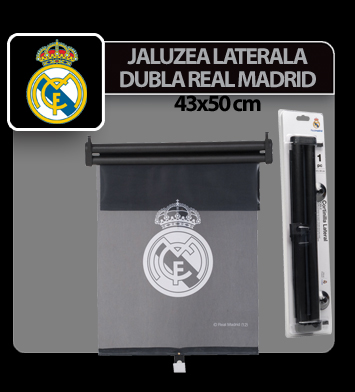 Jaluzea dubla cu ventuze Real Madrid 1buc. - 43x50cm thumb