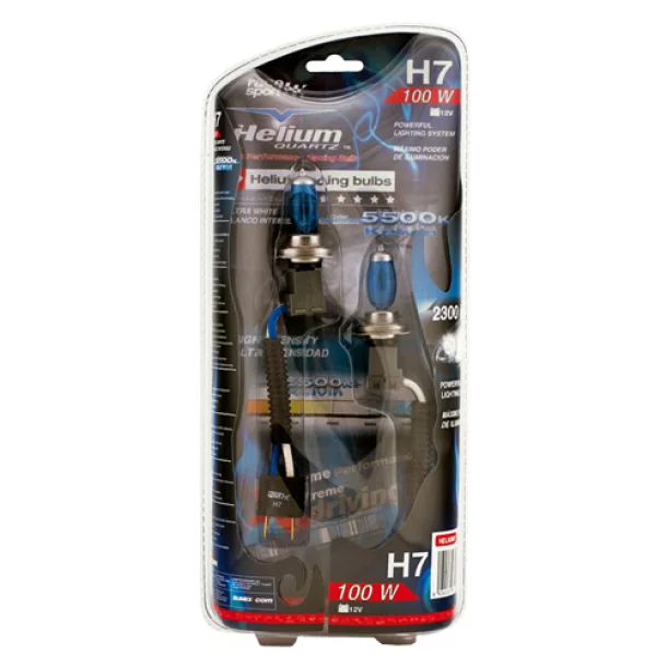 Kit becuri H7 100W 12V Helium Quartz 2buc - Resigilat