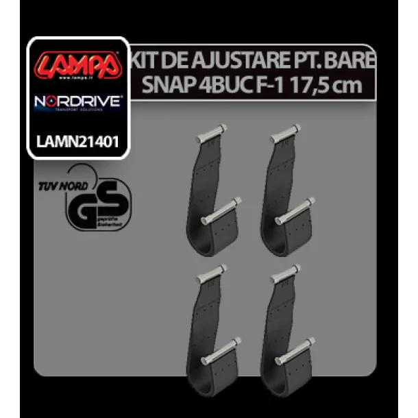 Fit-kit, 4 belts for Snap bars - F-1 - 17,5 cm