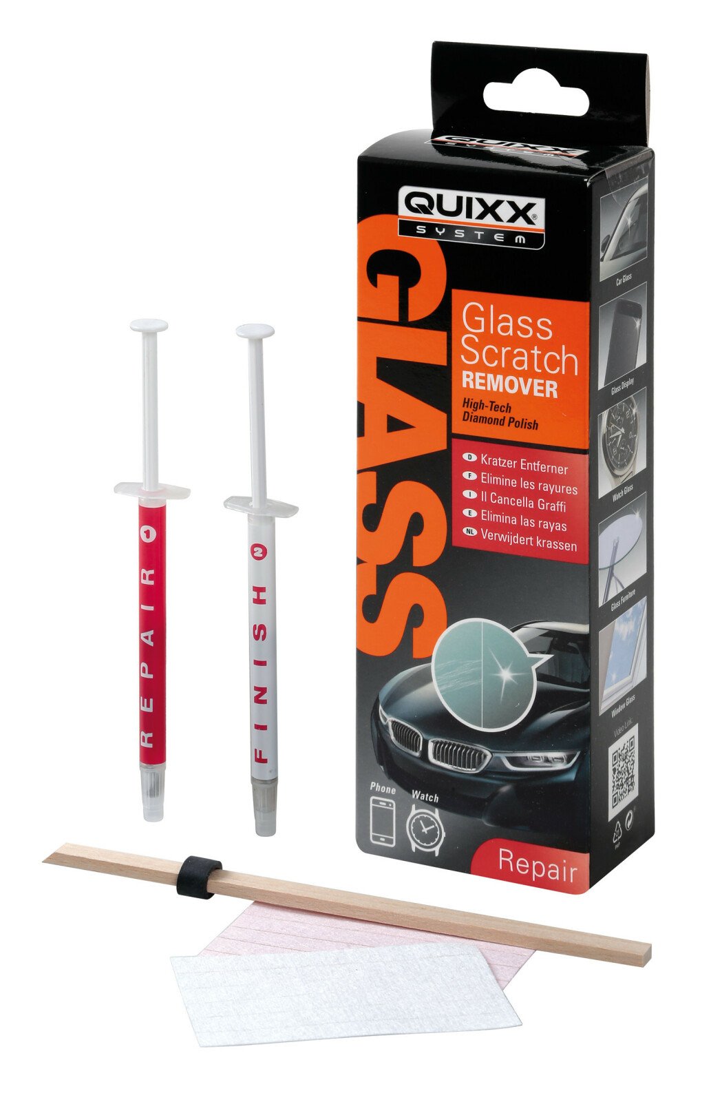 Quixx, glass scratch remover kit thumb