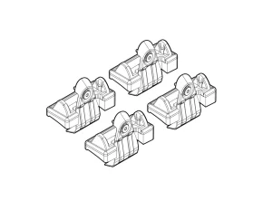 Kit de montaj pentru bare Alumia, Quadra, Silenzio - C022 - Volkswagen