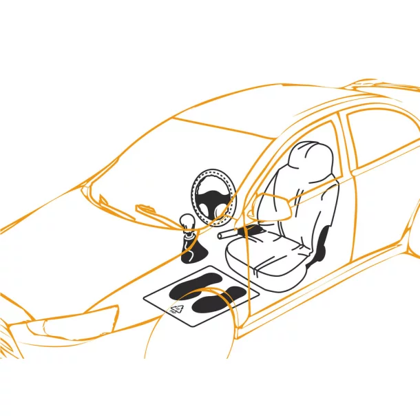 Kit de protectie interior auto 5 in 1 pentru service