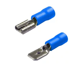 Male and female disconnects kit - Blue