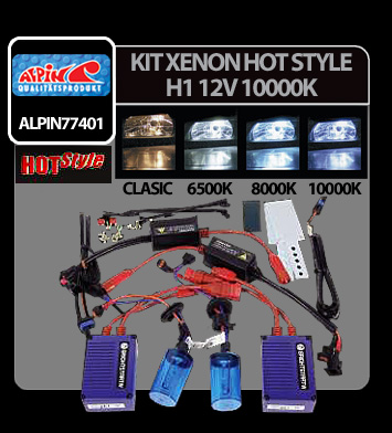 Kit Xenon H.I.D. Hot Style H1 12V - 10000K thumb