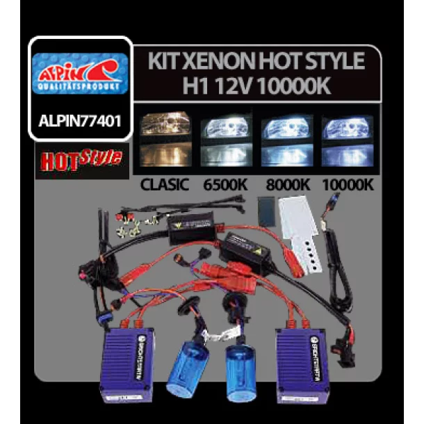 Hot Style 12V H.I.D. Xenon - H1 - 10000K - Box