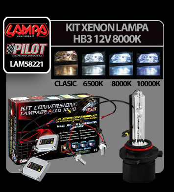 Kit Xenon H.I.D. Lampa HB3 12V - 8000K thumb