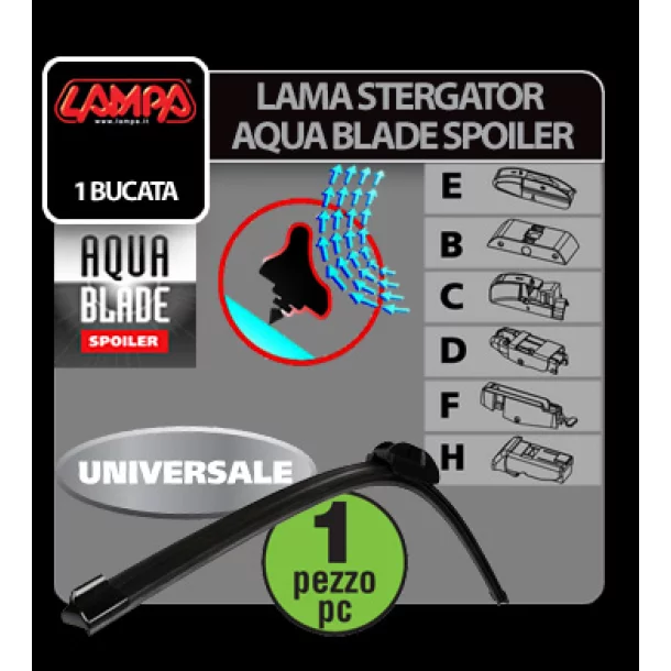 Lama stergator Aqua Blade Spoiler - 38cm (15“) - 1buc