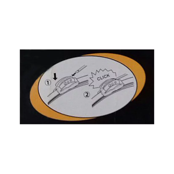 Lama stergator flat Carxpert - 35cm (14“) - 1buc