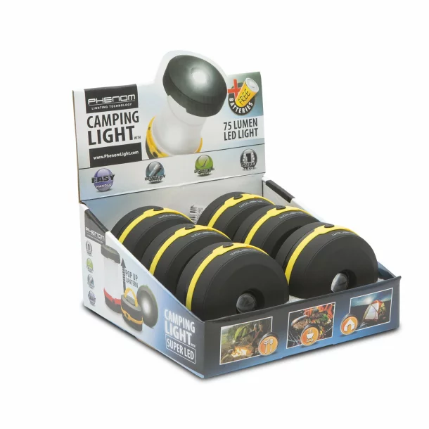 Lampa camping pliabila, cu LED