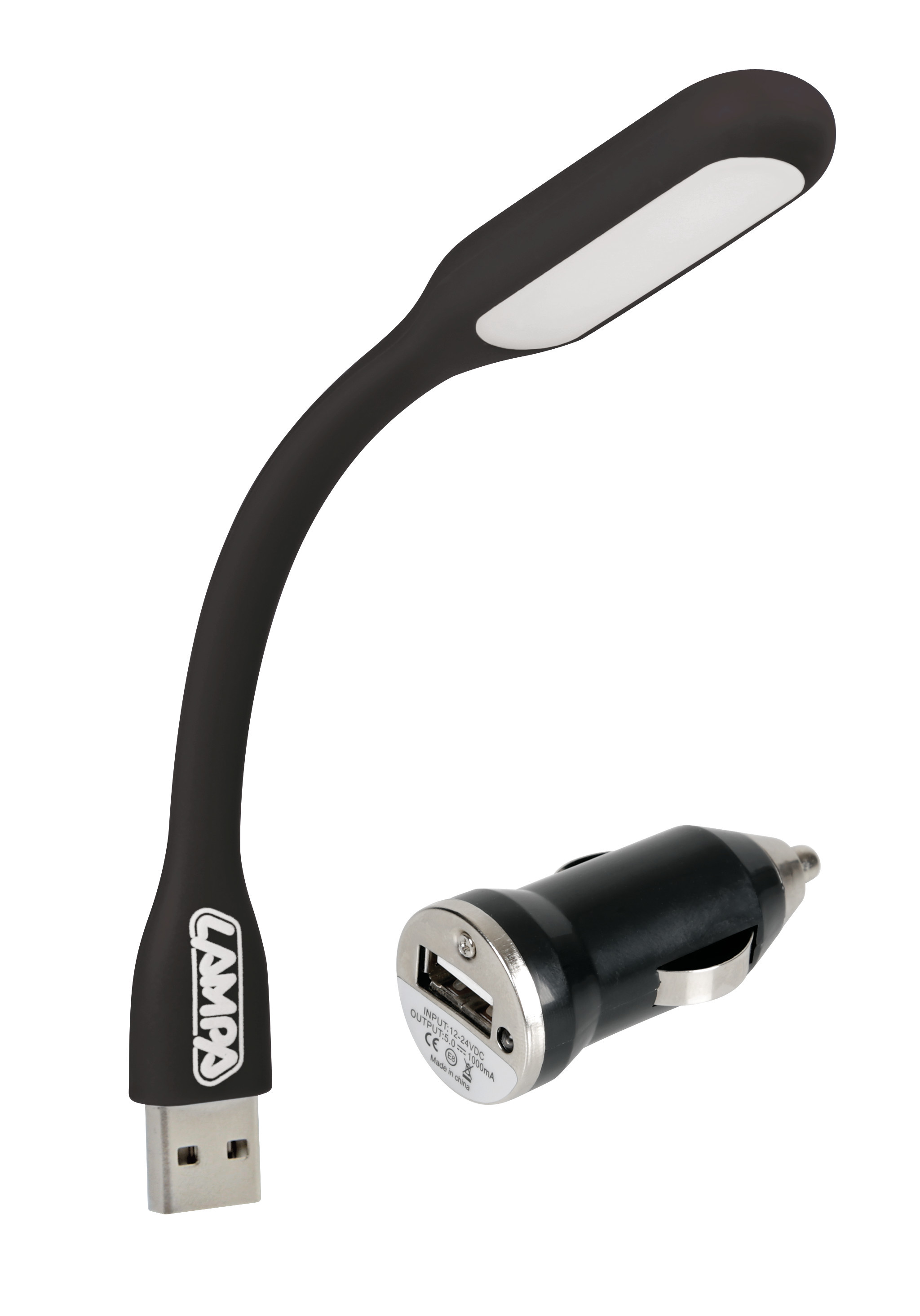 COB-LED flexible light + USB charger 12/24V thumb
