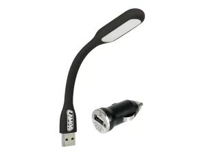 Lampa citit flexibila COB-LED si priza USB 12/24V