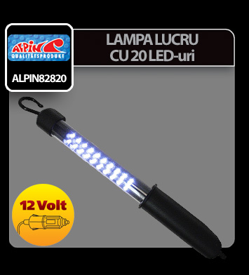 Alpin 20 LED-es szerelőlámpa 3 m kábellel thumb