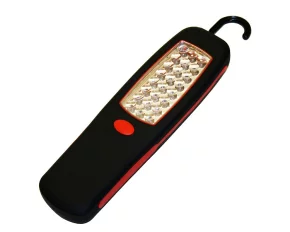 Lampa de lucru cu 24 LED-uri si magnet Alpin - Negru/Rosu