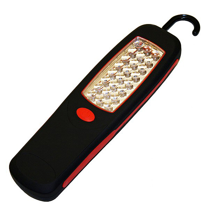 Kamar work lamp with 24LEDs - Black/Red thumb