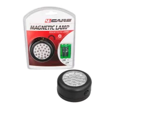 Lampa de lucru cu 24 LED-uri si magnet rotunda 4Cars