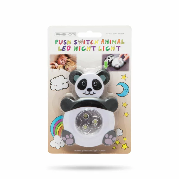 Lampă de veghe cu buton, model &quot;Panda&quot;