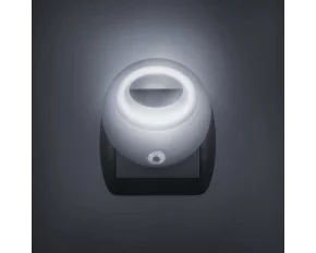 Lampa de veghe cu LED si senzor de lumina - alb