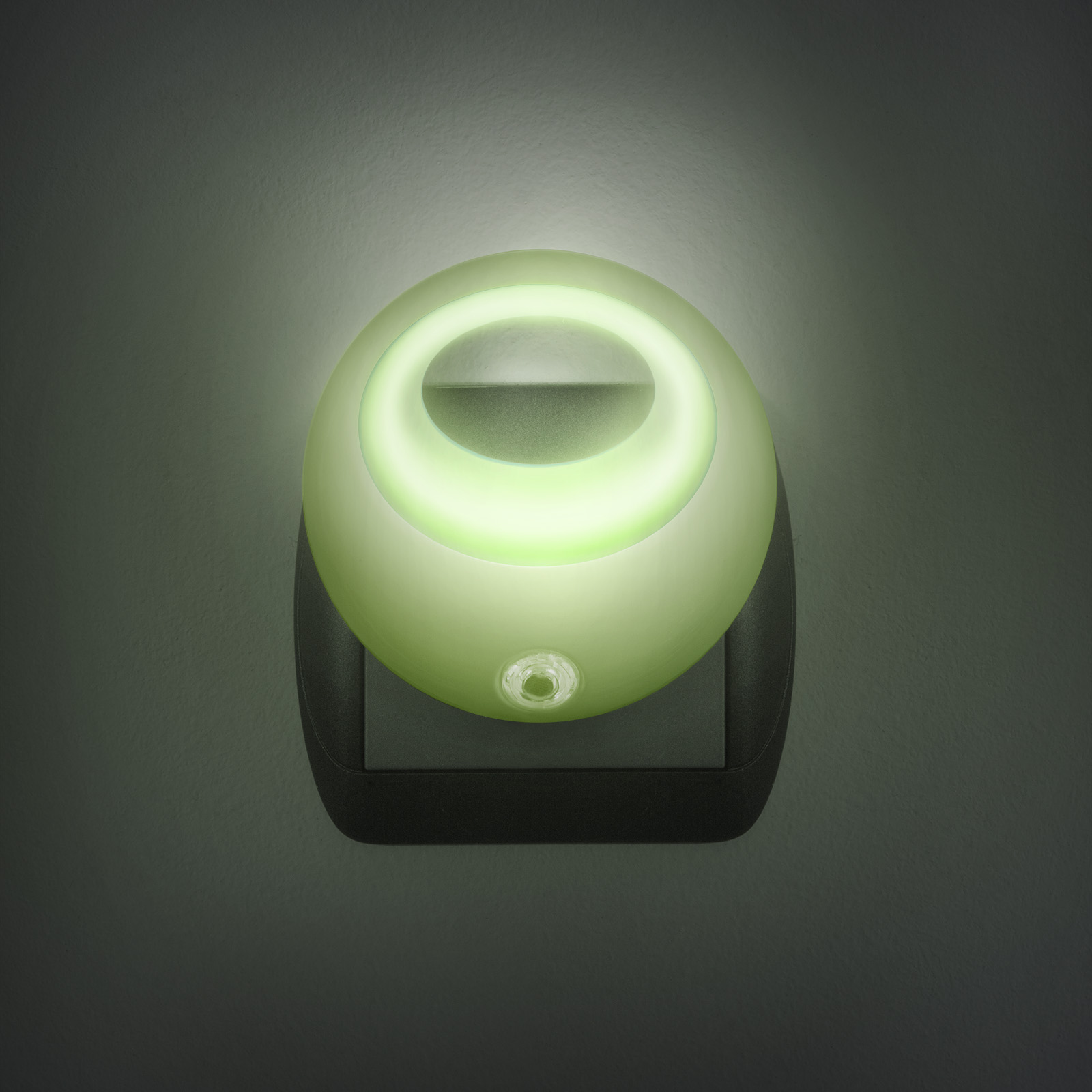 Lampa de veghe cu LED si senzor de lumina - verde thumb
