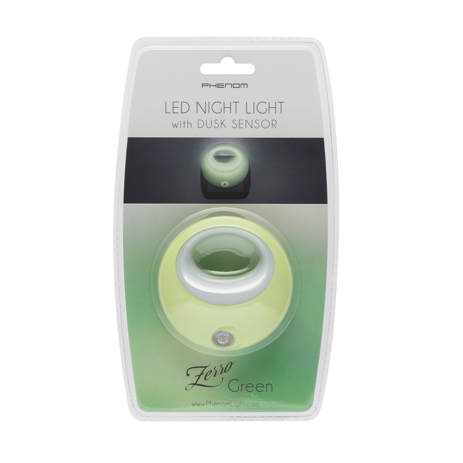 Lampa de veghe cu LED si senzor de lumina - verde thumb