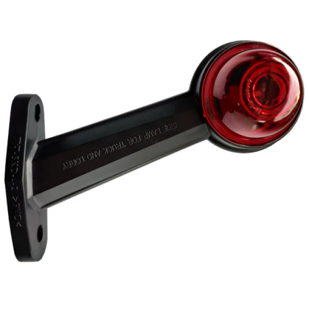 Méret helyzetjelző kamionra 60° hosszú karral LED-es 12/24V Készlet 2db Bal/Jobb - Fehér/Piros