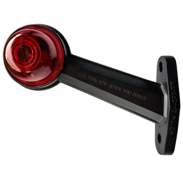 Méret helyzetjelző kamionra 60° hosszú karral LED-es 12/24V Készlet 2db Bal/Jobb - Fehér/Piros