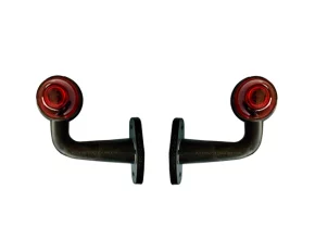 Lampa gabarit camion cu brat lung 90° cu LED 12/24V Set 2buc Stg/Dr - Alb/Rosu