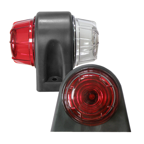 Lampa gabarit camion cu LED 24V - Alb/Rosu thumb