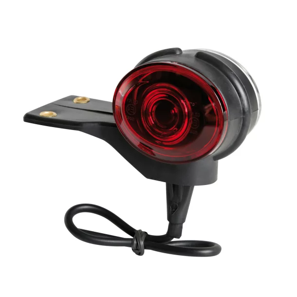 Lampa gabarit camion Ilumia cu 2 LED-uri 24V - Alb/Rosu - Dreapta