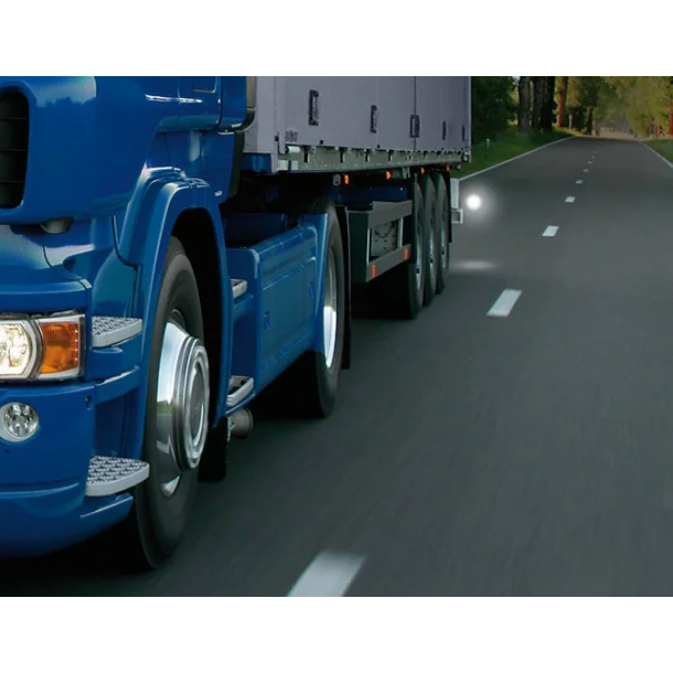 Lampa gabarit camion Ilumia cu 2 LED-uri 24V - Alb/Rosu - Stanga