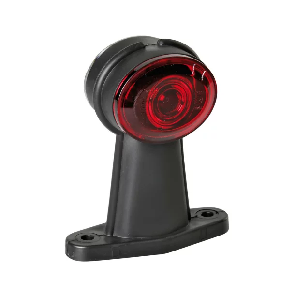 Lampa gabarit camion Ilumia cu brat scurt - cu 2 LED-uri 24V - Alb/Rosu