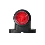 Mini truck side light with LED 12/24V set of 2pcs - White/Red