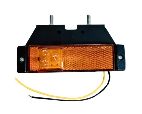 Lampa gabarit catadioptru cu 3 LED-uri 12/24V - Galben