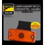 Lampa gabarit catadioptru galben Kamar 5W sofit - 12/24V