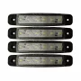 Lamp gauge with 6 LEDs 12/24V set of 4pcs - White